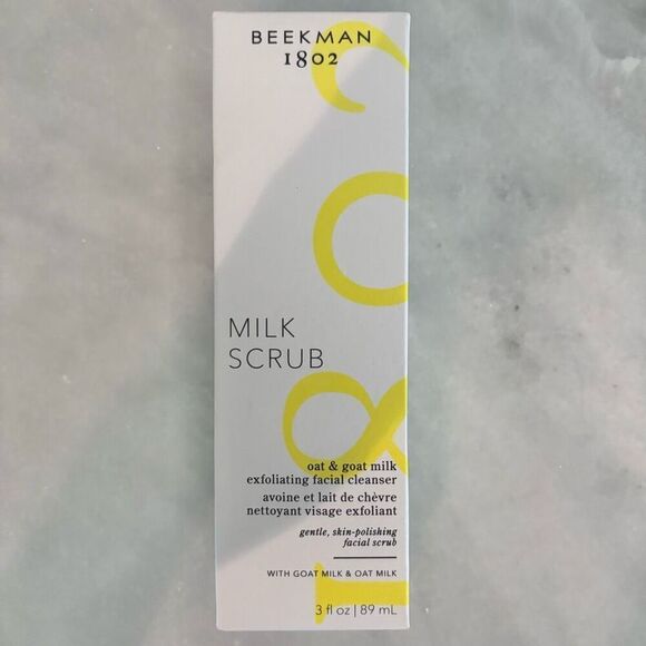 NWT Beekman 1802 Oat & Goat Milk Exfoliating Facial Cleanser Milk Scrub 89ml - Picture 1 of 4